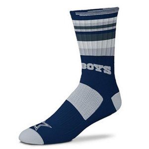 🆕 DALLAS COWBOYS RAVE STRIPE CREW SOCK - MEN